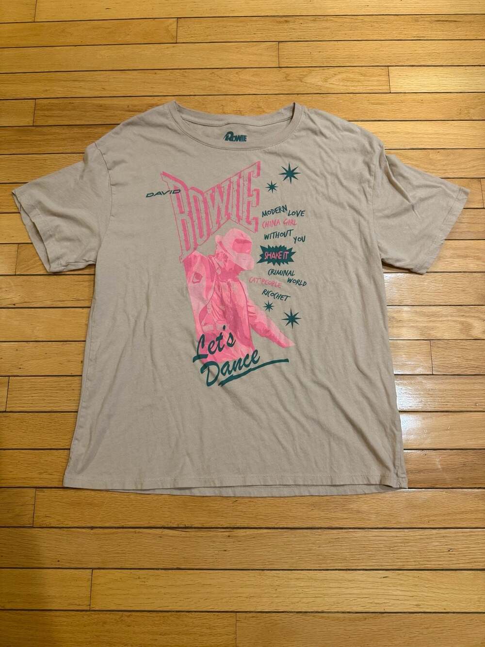 David Bowie 'Let's Dance' Graphic Short Sleeve T-Shirt